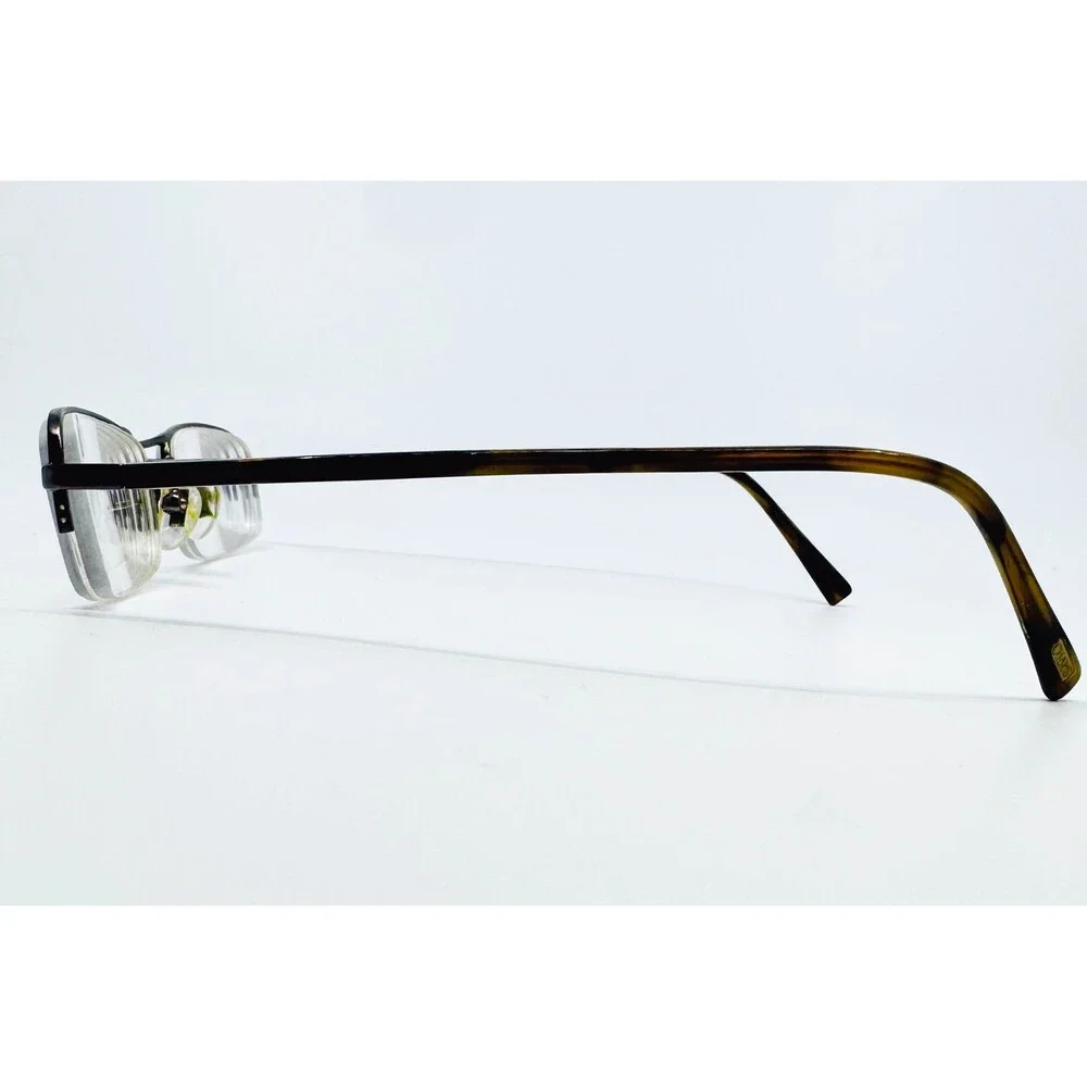 Chaps Eyeglasses Mens Brown Tortoise CP 2011 103 Half Rim 51-19-140